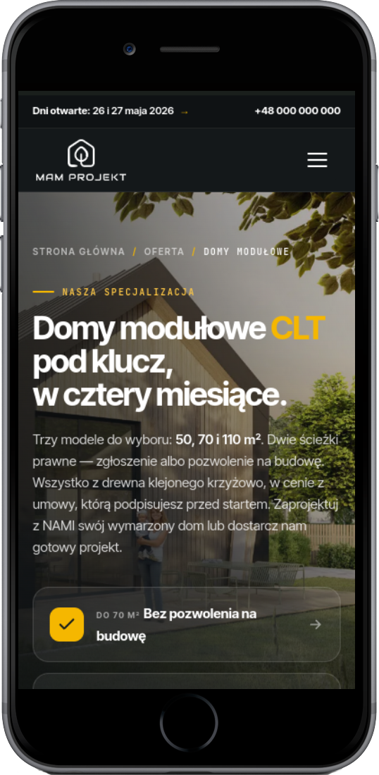 Mam Projekt, wersja mobilna