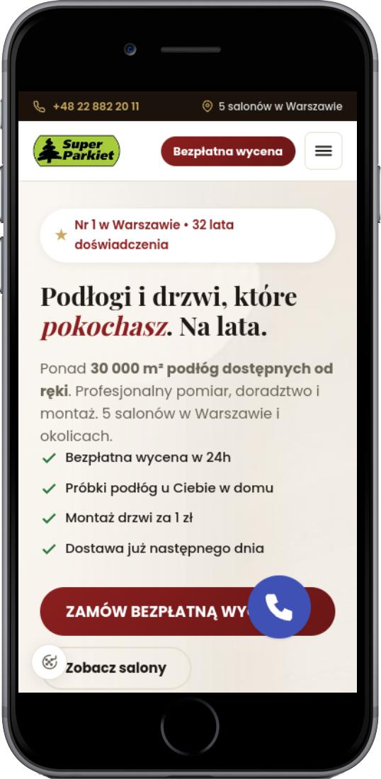 Superparkiet, wersja mobilna