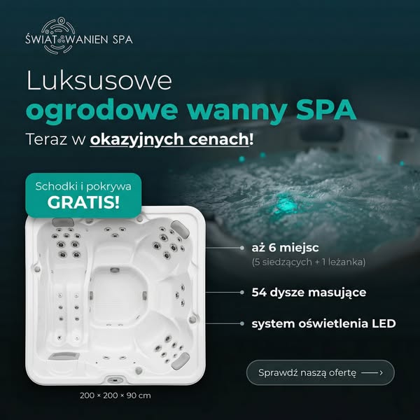 Kreacja reklamowa, wanny SPA