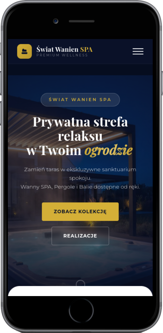 Świat Wanien SPA, wersja mobilna